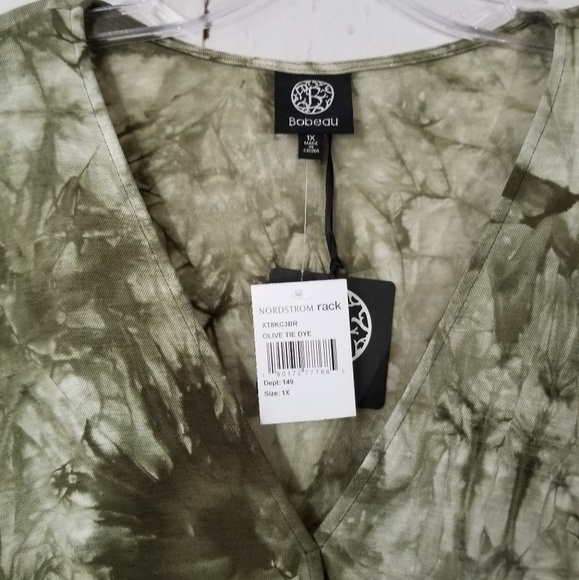 Bell Sleeve Tie-Dye Top Plus Size - Picture 4 of 8